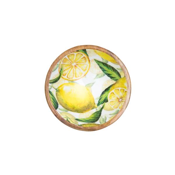 Lemon Mango Wood Bowl