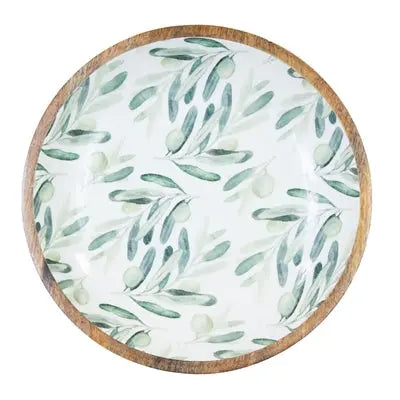 Olive Mango Wood Bowl By Room