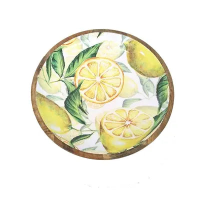 Lemon Mango Wood Bowl By Room