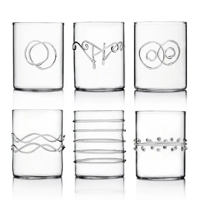 Deco Water cups (6 pcs) ICHENDORF MILANO