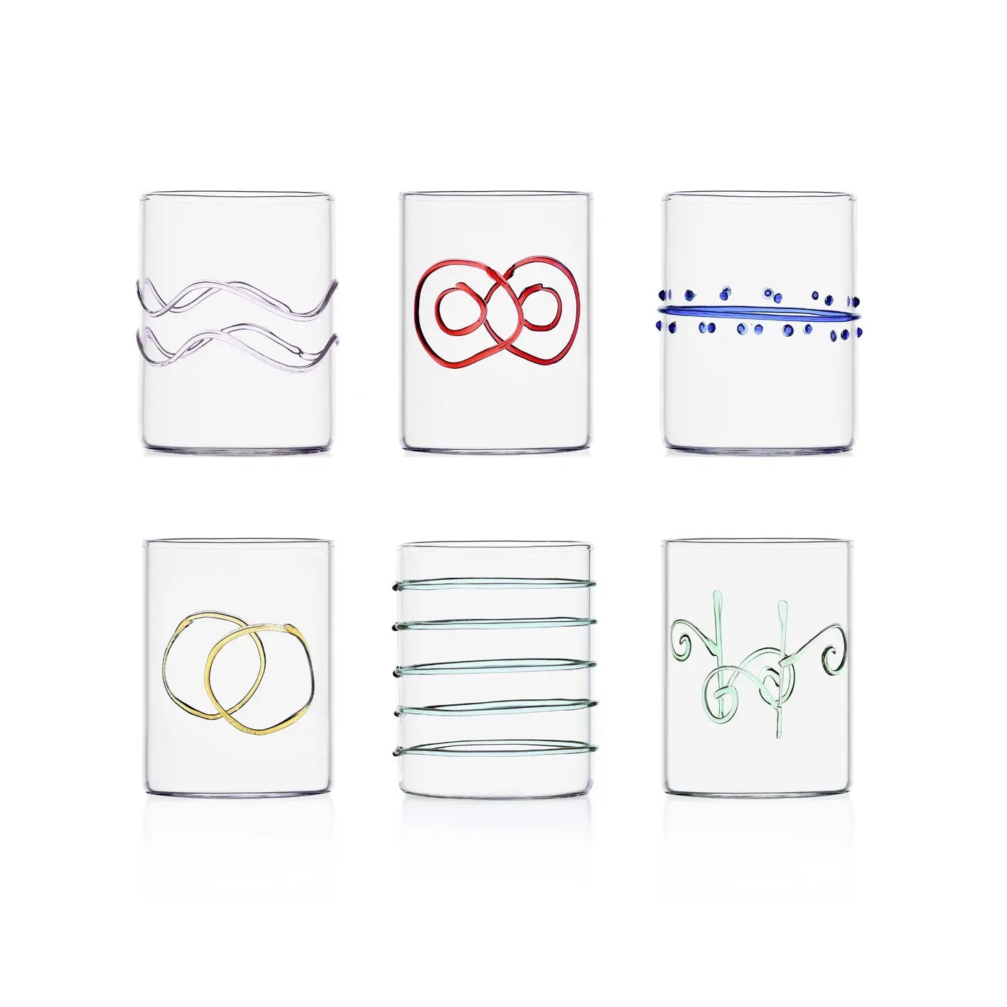 Deco Water cups (6 pcs) ICHENDORF MILANO