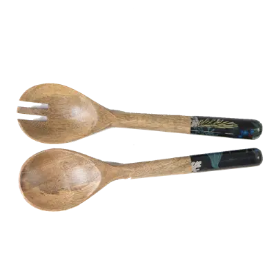 Blue Pine Salad Servers By Room