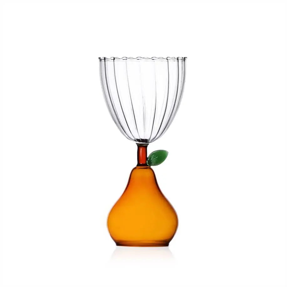 Pears stemmed glass (6 pcs) X KLUSIVE STORE