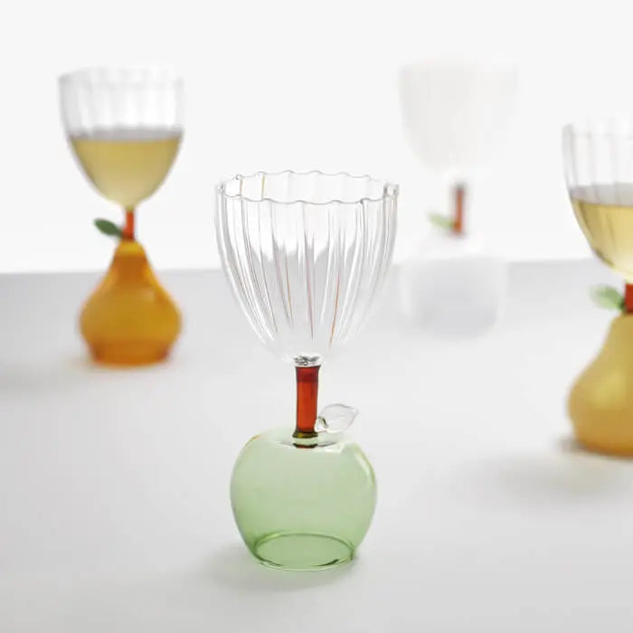 Pears stemmed glass (6 pcs) X KLUSIVE STORE