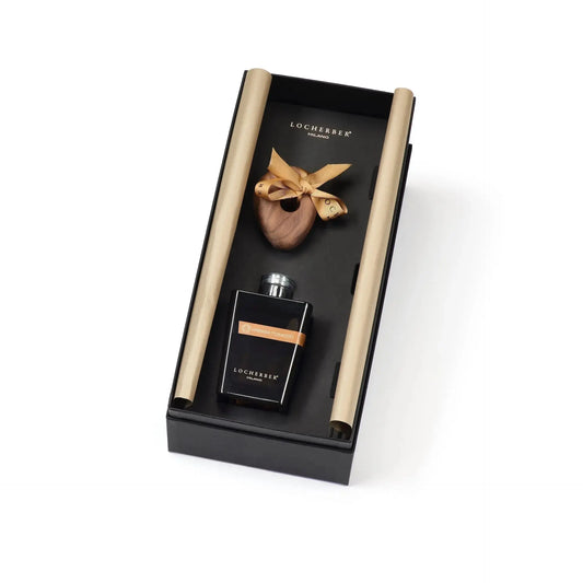 Agathis Amber wood stone box 250ml Locherber Milano Jordan