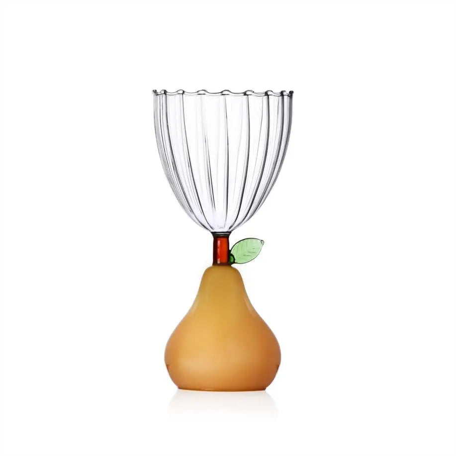Pears stemmed glass (6 pcs) X KLUSIVE STORE