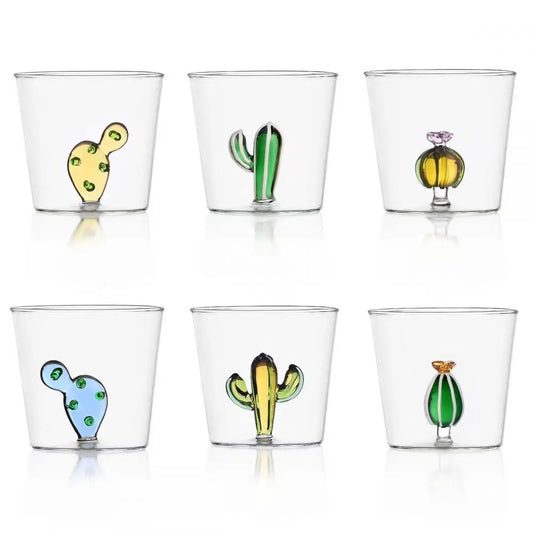 Desert Plants cups (6 pcs) ICHENDORF MILANO