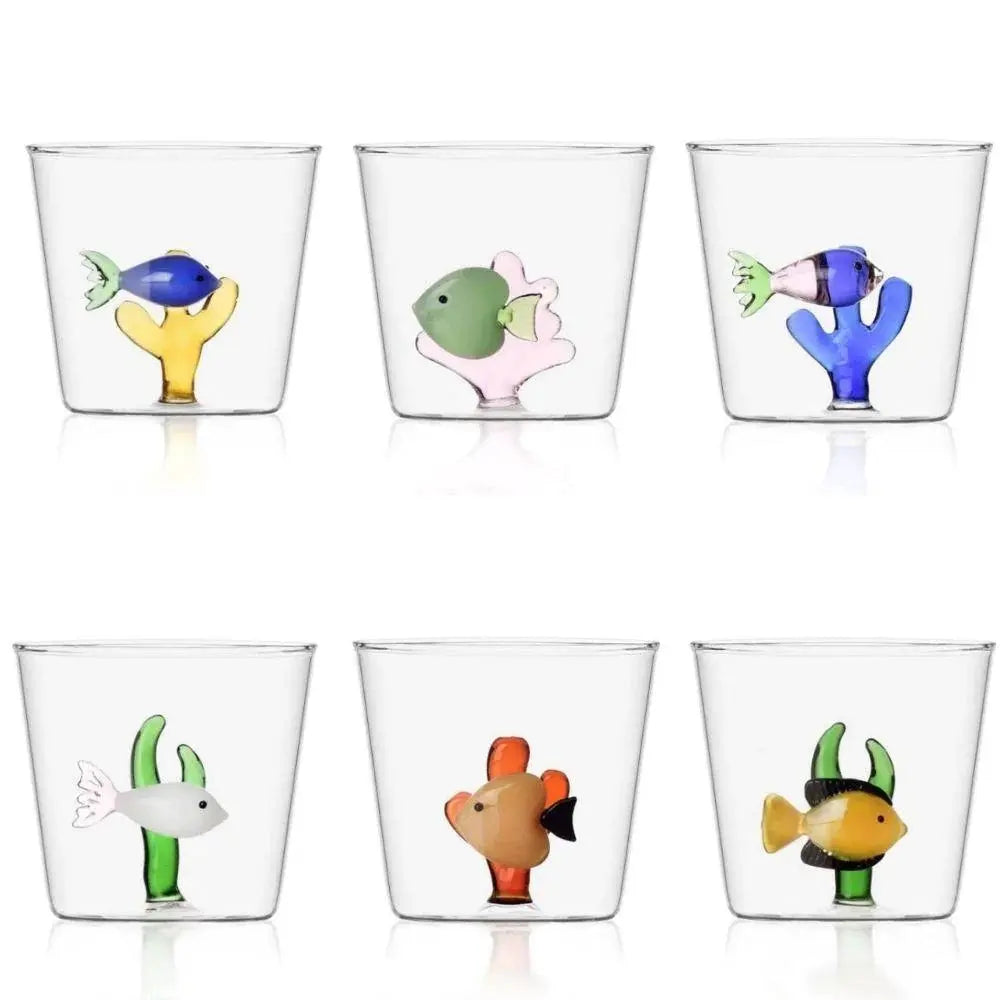 Marine Garden cups (6 pcs) X KLUSIVE STORE