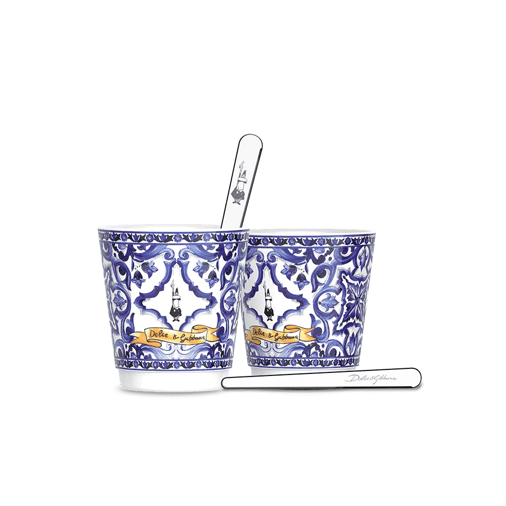 Dolce & Gabbana Bialetti cups set of 2