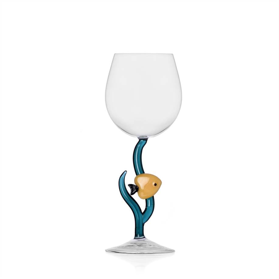 Marine Garden stemmed glass [set of 6]