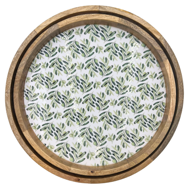 Olive Mango Wood Bowls & Trays