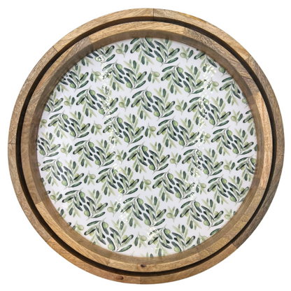 Olive Mango Wood Bowls & Trays