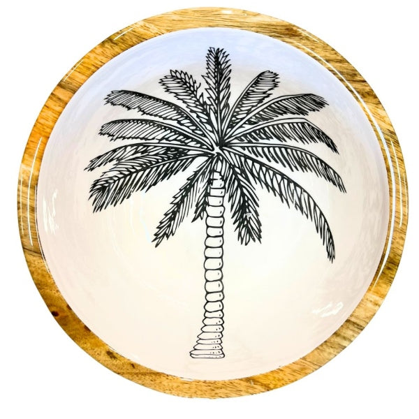 Palm Tree Mango Wood Bowls