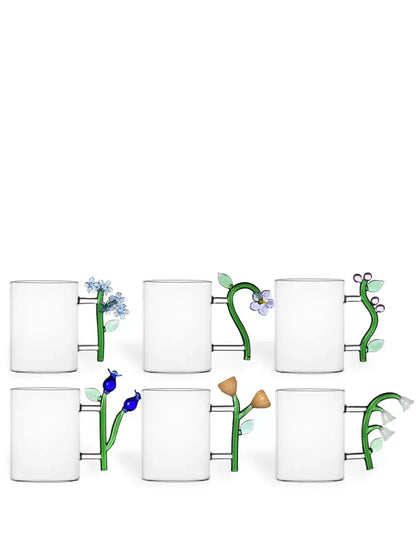 Botanica Flower Mugs [set of 6] ICHENDORF MILANO
