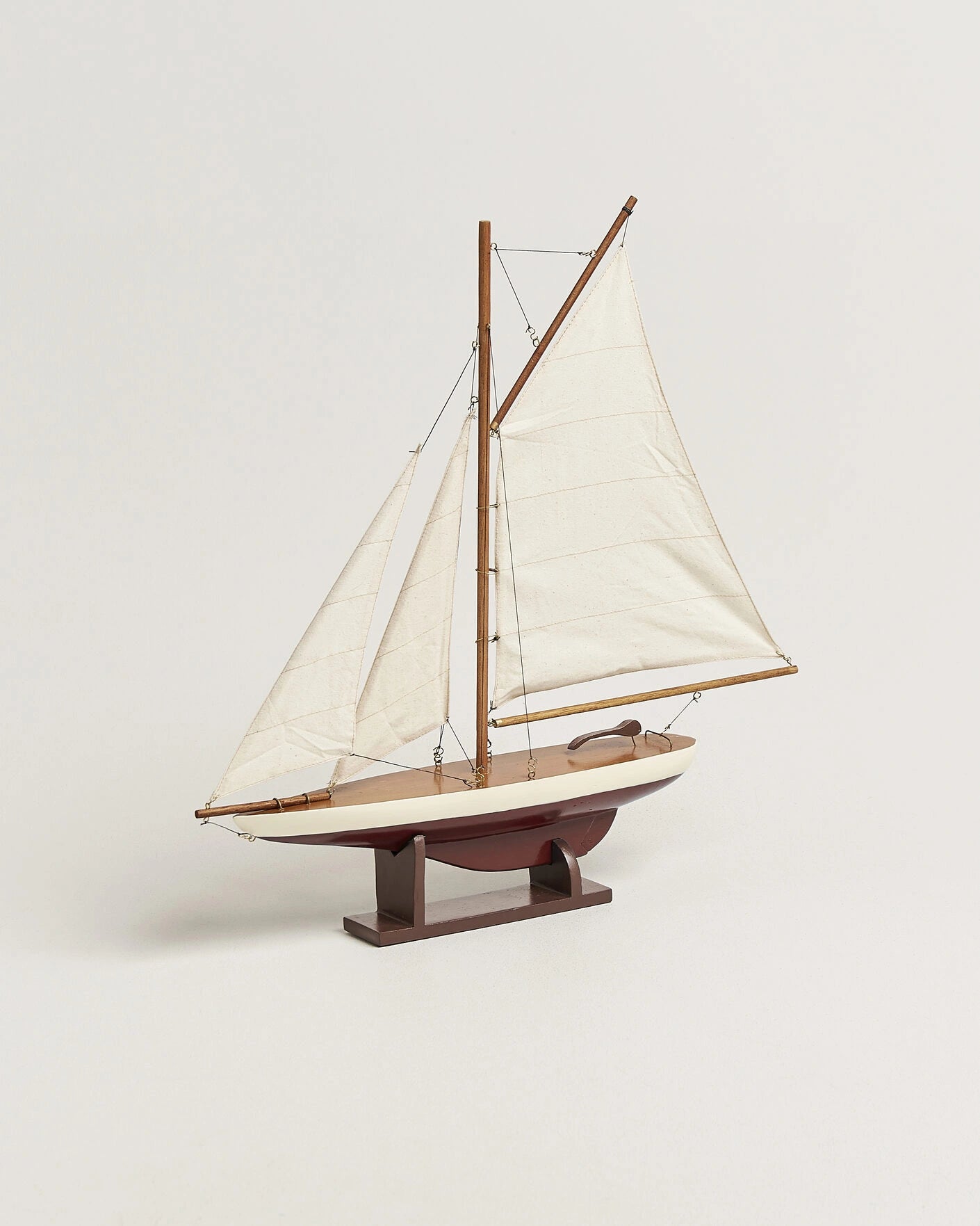 Wooden Pond model boat