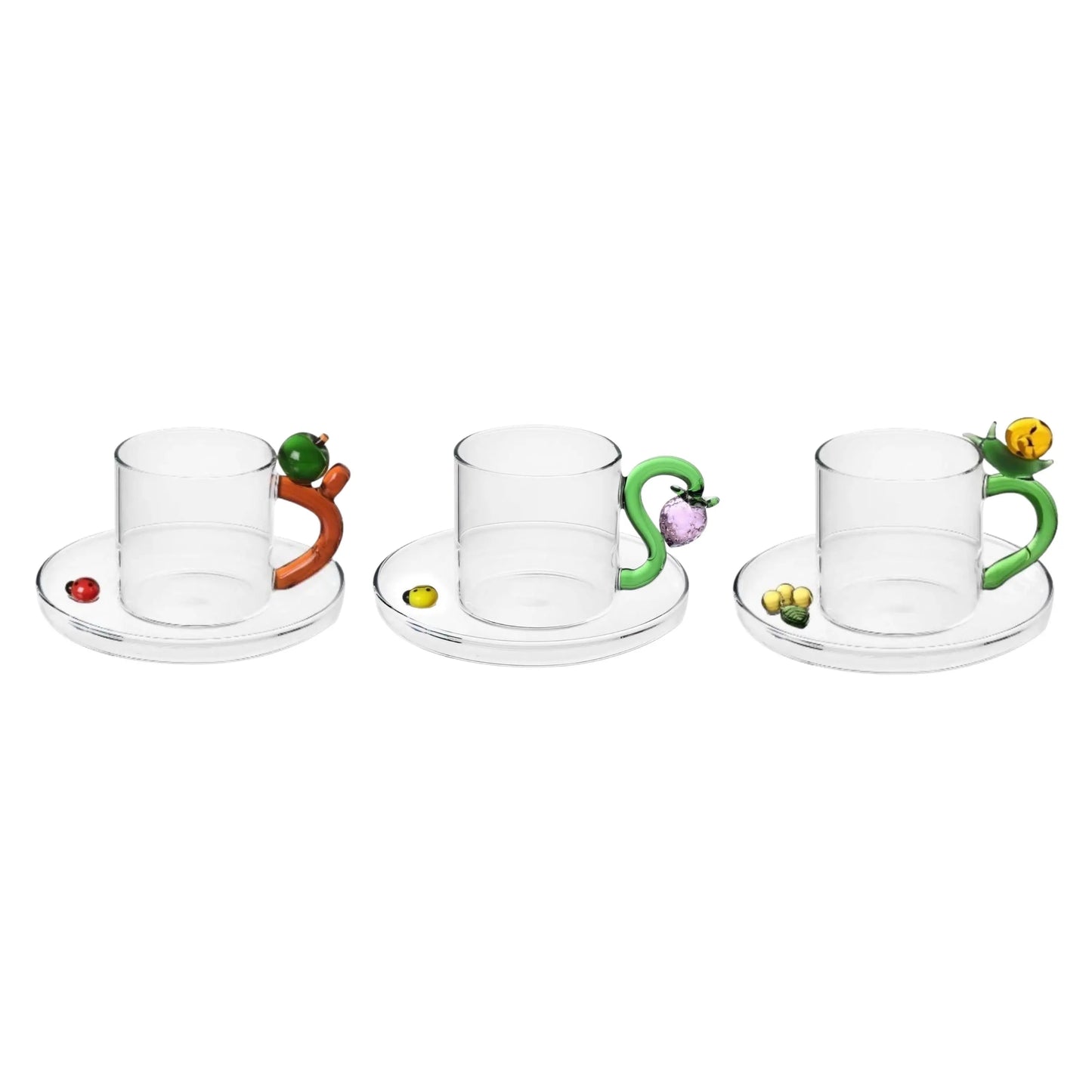 Fruits & Flowers coffee cups (3 pcs) ICHENDORF MILANO