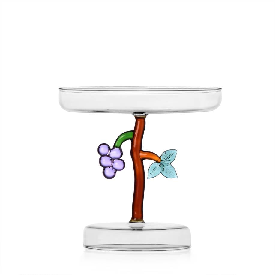 Fruits & Flowers Raised Grape Plate