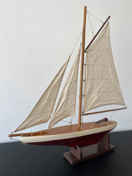 Wooden Pond model boat X KLUSIVE STORE