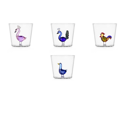 Beautiful Birds cups [set of 4]