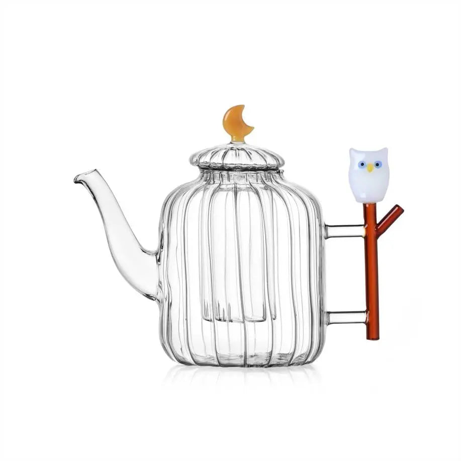 Animal Farm moon & owl teapot ICHENDORF MILANO