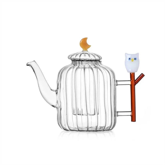 Animal Farm moon & owl teapot ICHENDORF MILANO