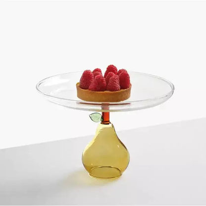 Raised Pear cake plate X KLUSIVE STORE